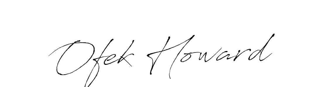 Create a beautiful signature design for name Ofek Howard. With this signature (Antro_Vectra) fonts, you can make a handwritten signature for free. Ofek Howard signature style 6 images and pictures png
