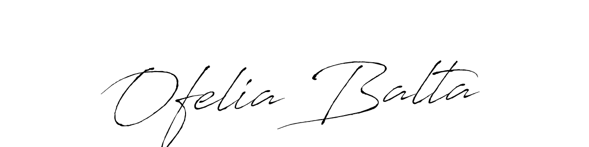 How to make Ofelia Balta signature? Antro_Vectra is a professional autograph style. Create handwritten signature for Ofelia Balta name. Ofelia Balta signature style 6 images and pictures png
