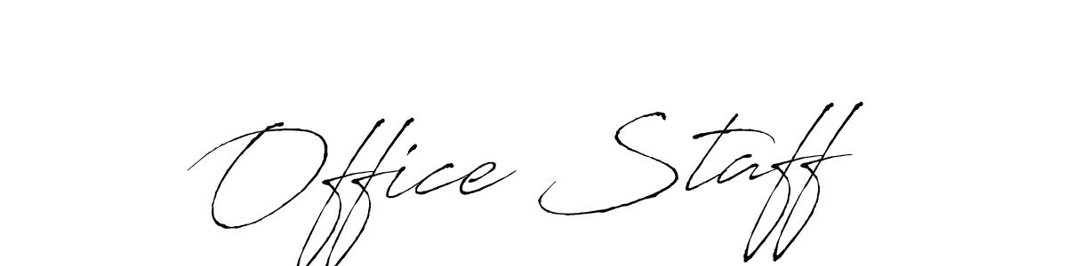 This is the best signature style for the Office Staff name. Also you like these signature font (Antro_Vectra). Mix name signature. Office Staff signature style 6 images and pictures png