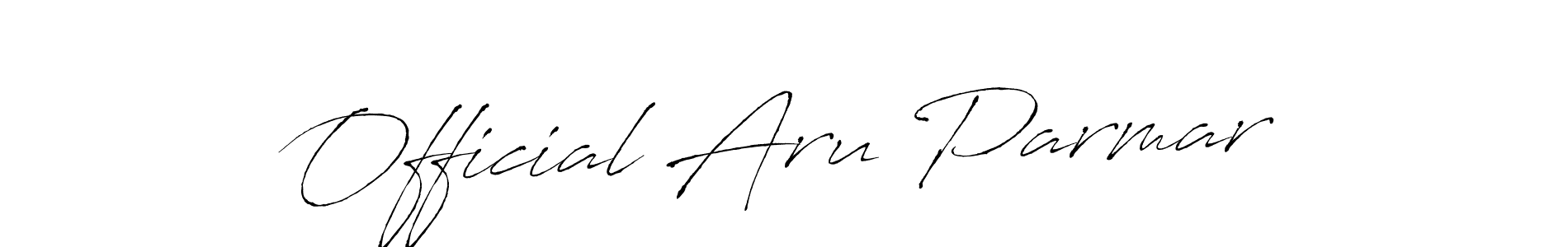 Here are the top 10 professional signature styles for the name Official Aru Parmar. These are the best autograph styles you can use for your name. Official Aru Parmar signature style 6 images and pictures png
