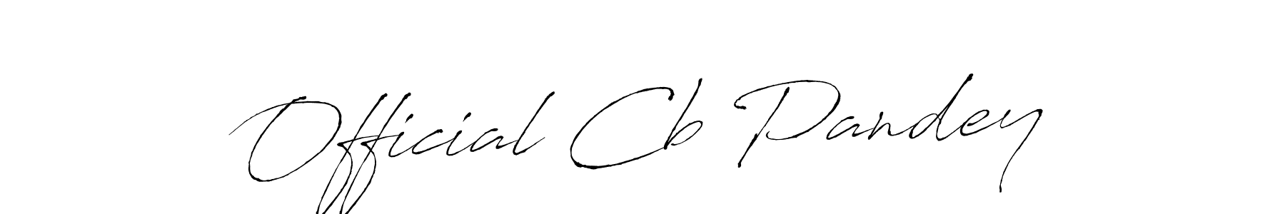 Once you've used our free online signature maker to create your best signature Antro_Vectra style, it's time to enjoy all of the benefits that Official Cb Pandey name signing documents. Official Cb Pandey signature style 6 images and pictures png