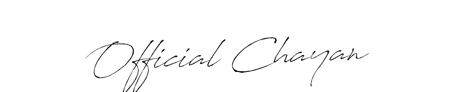 Antro_Vectra is a professional signature style that is perfect for those who want to add a touch of class to their signature. It is also a great choice for those who want to make their signature more unique. Get Official Chayan name to fancy signature for free. Official Chayan signature style 6 images and pictures png
