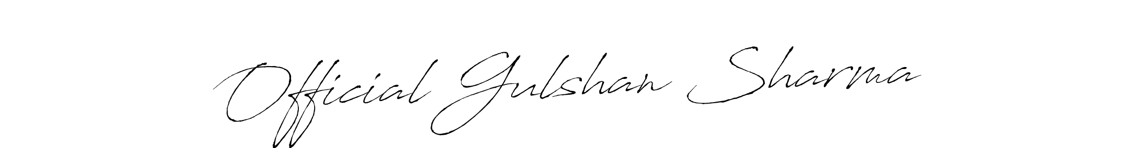Here are the top 10 professional signature styles for the name Official Gulshan Sharma. These are the best autograph styles you can use for your name. Official Gulshan Sharma signature style 6 images and pictures png