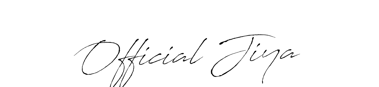 You should practise on your own different ways (Antro_Vectra) to write your name (Official Jiya) in signature. don't let someone else do it for you. Official Jiya signature style 6 images and pictures png
