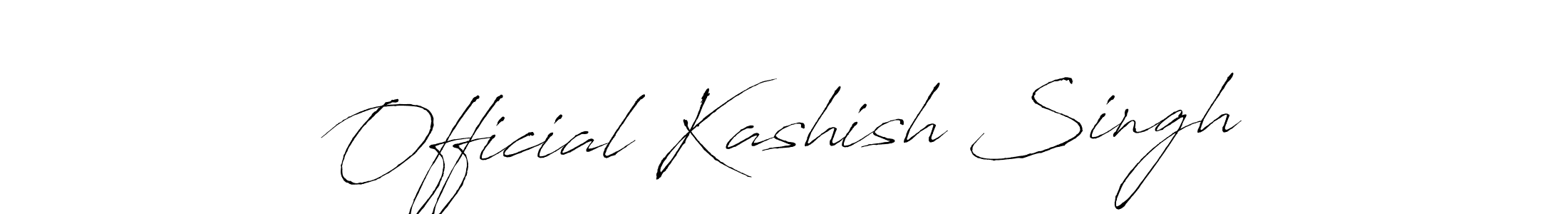 Create a beautiful signature design for name Official Kashish Singh. With this signature (Antro_Vectra) fonts, you can make a handwritten signature for free. Official Kashish Singh signature style 6 images and pictures png