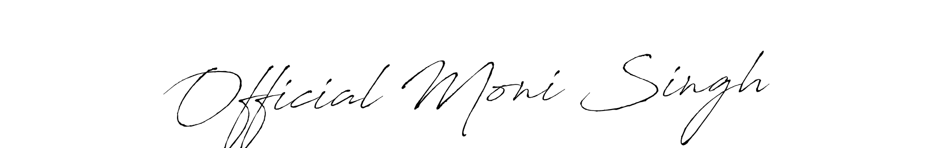 Official Moni Singh stylish signature style. Best Handwritten Sign (Antro_Vectra) for my name. Handwritten Signature Collection Ideas for my name Official Moni Singh. Official Moni Singh signature style 6 images and pictures png