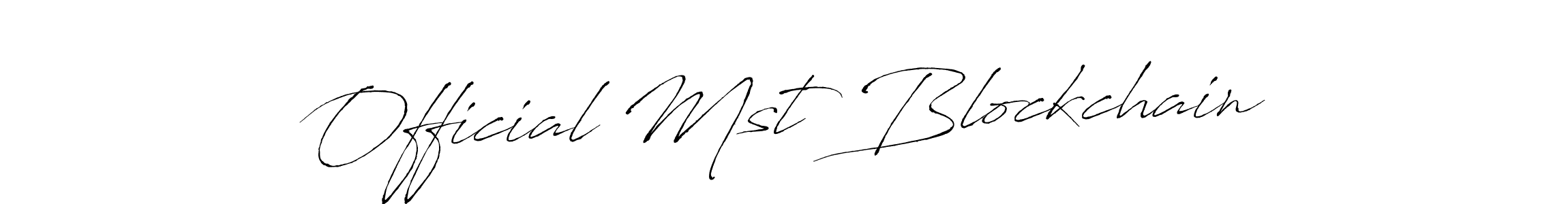 Also we have Official Mst Blockchain name is the best signature style. Create professional handwritten signature collection using Antro_Vectra autograph style. Official Mst Blockchain signature style 6 images and pictures png
