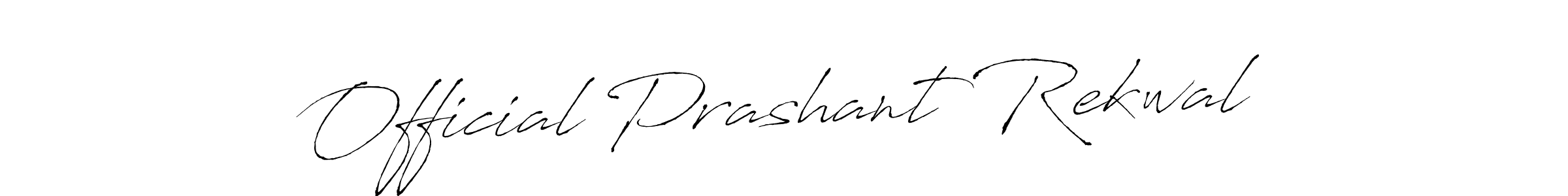 Official Prashant Rekwal stylish signature style. Best Handwritten Sign (Antro_Vectra) for my name. Handwritten Signature Collection Ideas for my name Official Prashant Rekwal. Official Prashant Rekwal signature style 6 images and pictures png