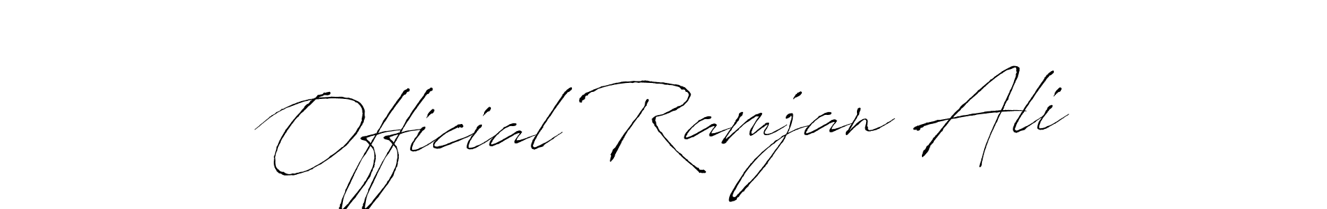 It looks lik you need a new signature style for name Official Ramjan Ali. Design unique handwritten (Antro_Vectra) signature with our free signature maker in just a few clicks. Official Ramjan Ali signature style 6 images and pictures png
