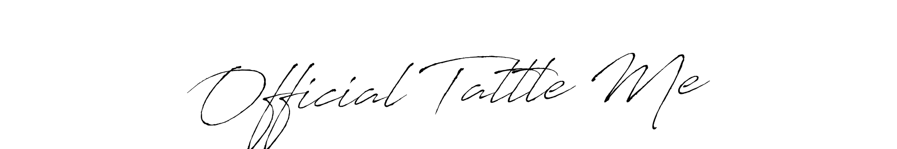 Make a beautiful signature design for name Official Tattle Me. Use this online signature maker to create a handwritten signature for free. Official Tattle Me signature style 6 images and pictures png