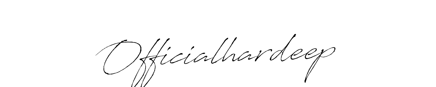 Also You can easily find your signature by using the search form. We will create Officialhardeep name handwritten signature images for you free of cost using Antro_Vectra sign style. Officialhardeep signature style 6 images and pictures png