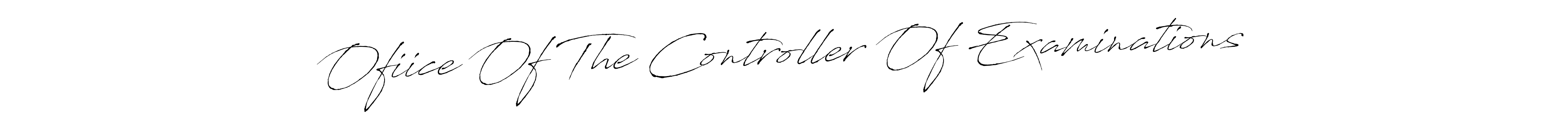 Create a beautiful signature design for name Ofiice Of The Controller Of Examinations. With this signature (Antro_Vectra) fonts, you can make a handwritten signature for free. Ofiice Of The Controller Of Examinations signature style 6 images and pictures png