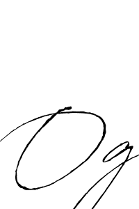 Design your own signature with our free online signature maker. With this signature software, you can create a handwritten (Antro_Vectra) signature for name Og. Og signature style 6 images and pictures png