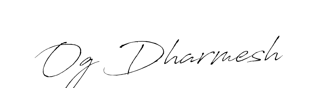 You should practise on your own different ways (Antro_Vectra) to write your name (Og Dharmesh) in signature. don't let someone else do it for you. Og Dharmesh signature style 6 images and pictures png