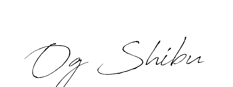 Also You can easily find your signature by using the search form. We will create Og Shibu name handwritten signature images for you free of cost using Antro_Vectra sign style. Og Shibu signature style 6 images and pictures png