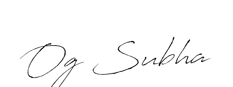 if you are searching for the best signature style for your name Og Subha. so please give up your signature search. here we have designed multiple signature styles  using Antro_Vectra. Og Subha signature style 6 images and pictures png