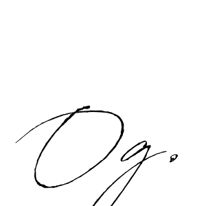 You should practise on your own different ways (Antro_Vectra) to write your name (Og.) in signature. don't let someone else do it for you. Og. signature style 6 images and pictures png