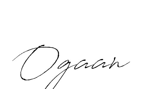How to make Ogaan signature? Antro_Vectra is a professional autograph style. Create handwritten signature for Ogaan name. Ogaan signature style 6 images and pictures png
