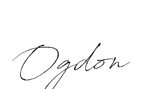 Ogdon stylish signature style. Best Handwritten Sign (Antro_Vectra) for my name. Handwritten Signature Collection Ideas for my name Ogdon. Ogdon signature style 6 images and pictures png