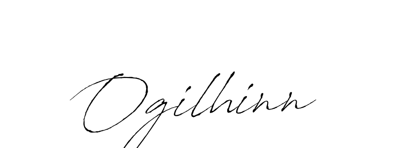 Antro_Vectra is a professional signature style that is perfect for those who want to add a touch of class to their signature. It is also a great choice for those who want to make their signature more unique. Get Ogilhinn name to fancy signature for free. Ogilhinn signature style 6 images and pictures png