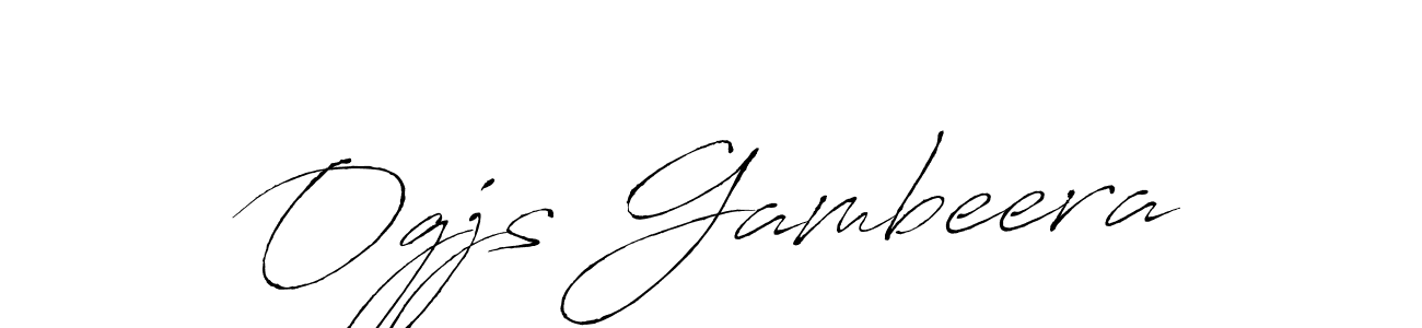 Best and Professional Signature Style for Ogjs Gambeera. Antro_Vectra Best Signature Style Collection. Ogjs Gambeera signature style 6 images and pictures png