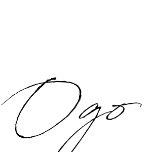 Make a beautiful signature design for name Ogo. With this signature (Antro_Vectra) style, you can create a handwritten signature for free. Ogo signature style 6 images and pictures png