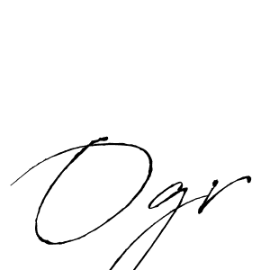 Design your own signature with our free online signature maker. With this signature software, you can create a handwritten (Antro_Vectra) signature for name Ogr. Ogr signature style 6 images and pictures png