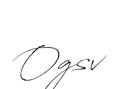 Also we have Ogsv name is the best signature style. Create professional handwritten signature collection using Antro_Vectra autograph style. Ogsv signature style 6 images and pictures png