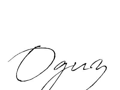 How to make Oguz signature? Antro_Vectra is a professional autograph style. Create handwritten signature for Oguz name. Oguz signature style 6 images and pictures png