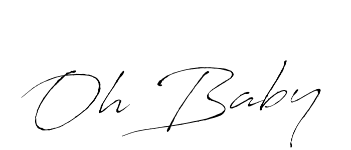 How to make Oh Baby signature? Antro_Vectra is a professional autograph style. Create handwritten signature for Oh Baby name. Oh Baby signature style 6 images and pictures png