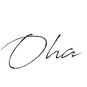 Use a signature maker to create a handwritten signature online. With this signature software, you can design (Antro_Vectra) your own signature for name Oha. Oha signature style 6 images and pictures png