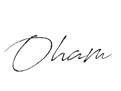 Best and Professional Signature Style for Oham. Antro_Vectra Best Signature Style Collection. Oham signature style 6 images and pictures png