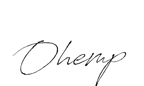 How to Draw Ohemp signature style? Antro_Vectra is a latest design signature styles for name Ohemp. Ohemp signature style 6 images and pictures png