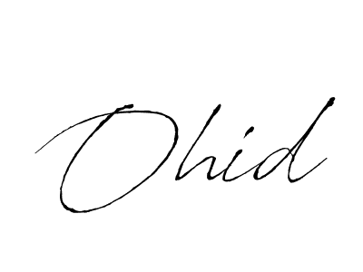 Make a beautiful signature design for name Ohid. With this signature (Antro_Vectra) style, you can create a handwritten signature for free. Ohid signature style 6 images and pictures png