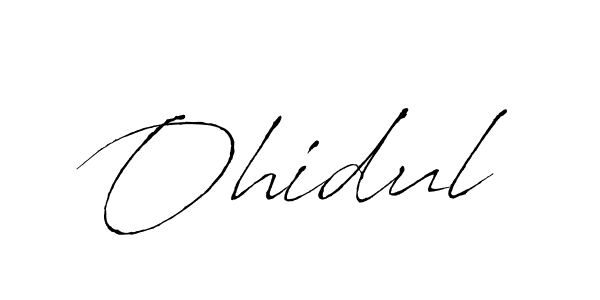 How to make Ohidul name signature. Use Antro_Vectra style for creating short signs online. This is the latest handwritten sign. Ohidul signature style 6 images and pictures png