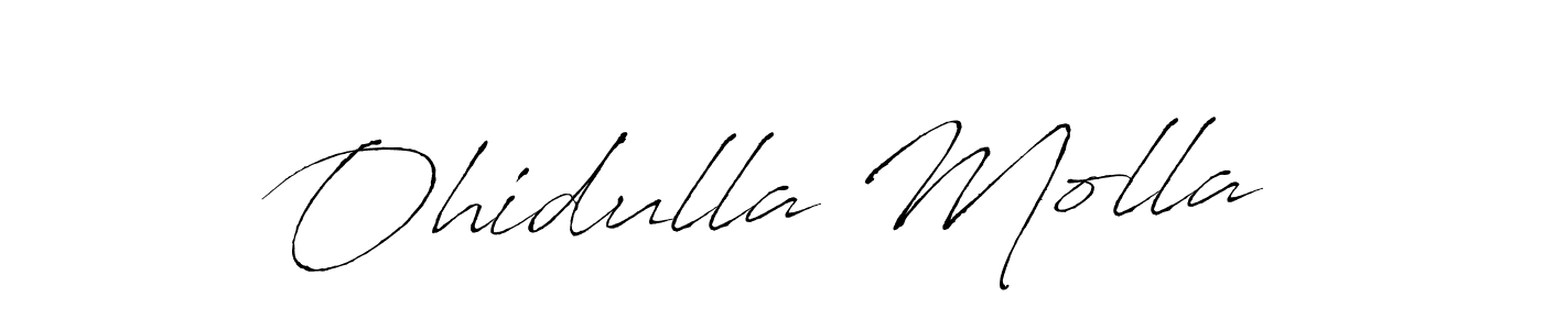 Here are the top 10 professional signature styles for the name Ohidulla Molla. These are the best autograph styles you can use for your name. Ohidulla Molla signature style 6 images and pictures png