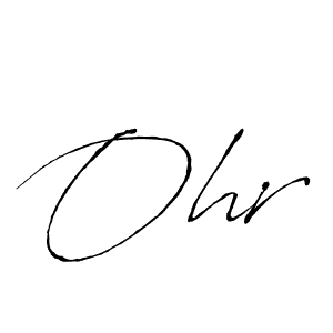 Create a beautiful signature design for name Ohr. With this signature (Antro_Vectra) fonts, you can make a handwritten signature for free. Ohr signature style 6 images and pictures png