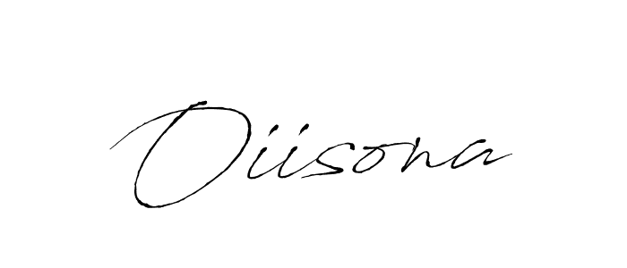 Use a signature maker to create a handwritten signature online. With this signature software, you can design (Antro_Vectra) your own signature for name Oiisona. Oiisona signature style 6 images and pictures png