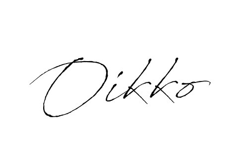 Design your own signature with our free online signature maker. With this signature software, you can create a handwritten (Antro_Vectra) signature for name Oikko. Oikko signature style 6 images and pictures png