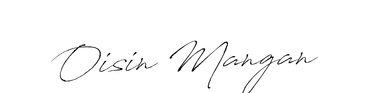 How to make Oisin Mangan name signature. Use Antro_Vectra style for creating short signs online. This is the latest handwritten sign. Oisin Mangan signature style 6 images and pictures png