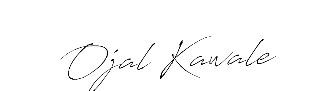 Make a beautiful signature design for name Ojal Kawale. With this signature (Antro_Vectra) style, you can create a handwritten signature for free. Ojal Kawale signature style 6 images and pictures png