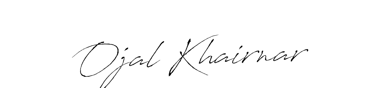 Ojal Khairnar stylish signature style. Best Handwritten Sign (Antro_Vectra) for my name. Handwritten Signature Collection Ideas for my name Ojal Khairnar. Ojal Khairnar signature style 6 images and pictures png