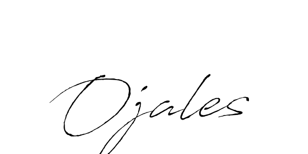 Make a beautiful signature design for name Ojales. With this signature (Antro_Vectra) style, you can create a handwritten signature for free. Ojales signature style 6 images and pictures png