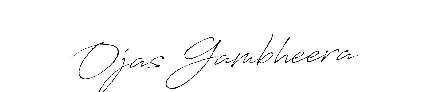 Antro_Vectra is a professional signature style that is perfect for those who want to add a touch of class to their signature. It is also a great choice for those who want to make their signature more unique. Get Ojas Gambheera name to fancy signature for free. Ojas Gambheera signature style 6 images and pictures png