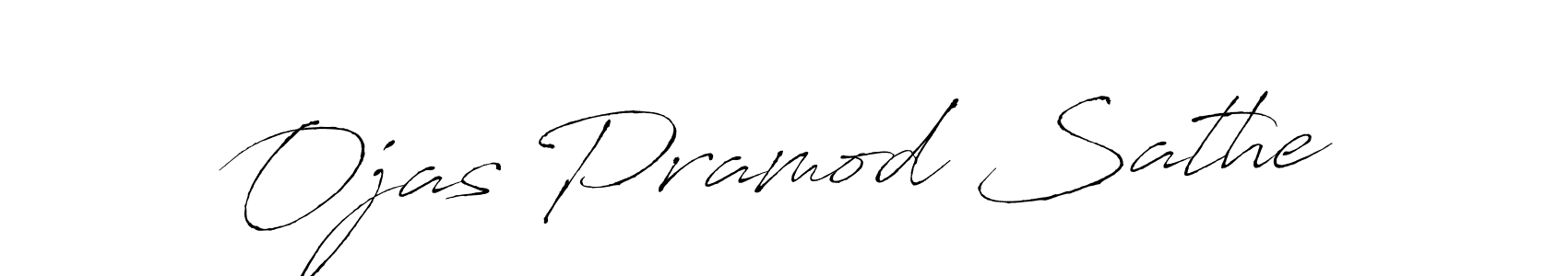 This is the best signature style for the Ojas Pramod Sathe name. Also you like these signature font (Antro_Vectra). Mix name signature. Ojas Pramod Sathe signature style 6 images and pictures png