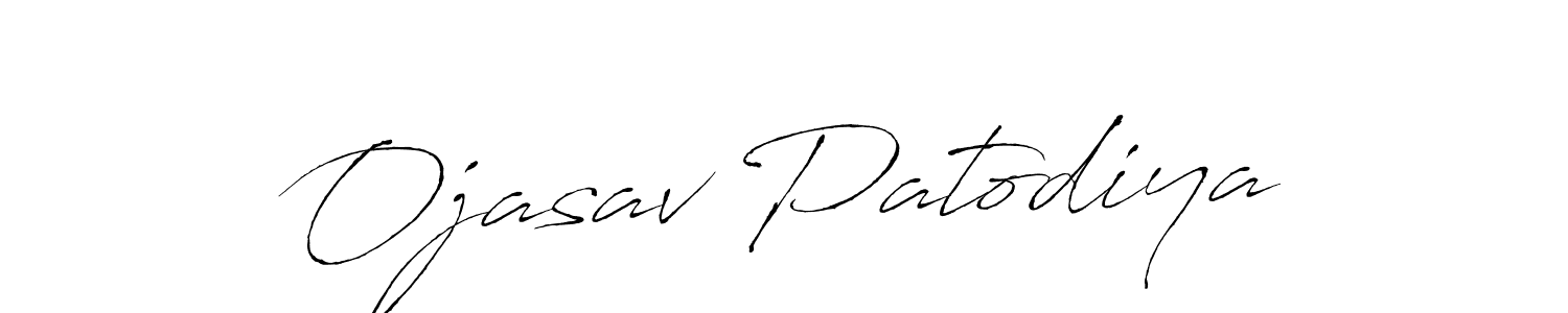 The best way (Antro_Vectra) to make a short signature is to pick only two or three words in your name. The name Ojasav Patodiya include a total of six letters. For converting this name. Ojasav Patodiya signature style 6 images and pictures png