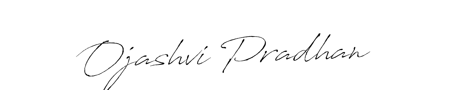 How to make Ojashvi Pradhan signature? Antro_Vectra is a professional autograph style. Create handwritten signature for Ojashvi Pradhan name. Ojashvi Pradhan signature style 6 images and pictures png