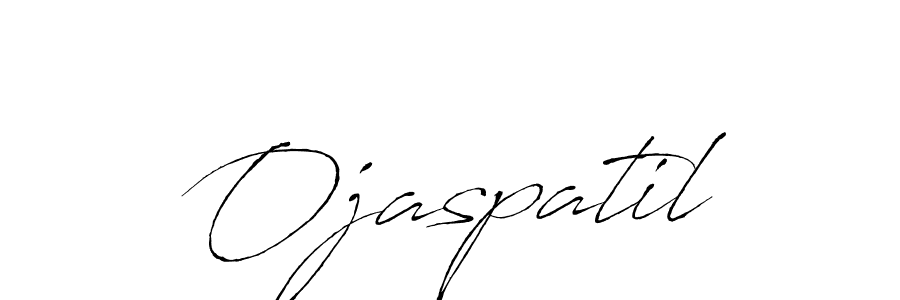 Ojaspatil stylish signature style. Best Handwritten Sign (Antro_Vectra) for my name. Handwritten Signature Collection Ideas for my name Ojaspatil. Ojaspatil signature style 6 images and pictures png