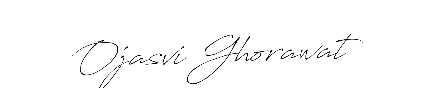 Design your own signature with our free online signature maker. With this signature software, you can create a handwritten (Antro_Vectra) signature for name Ojasvi Ghorawat. Ojasvi Ghorawat signature style 6 images and pictures png