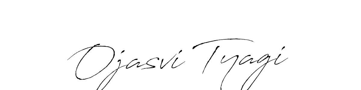 How to make Ojasvi Tyagi name signature. Use Antro_Vectra style for creating short signs online. This is the latest handwritten sign. Ojasvi Tyagi signature style 6 images and pictures png